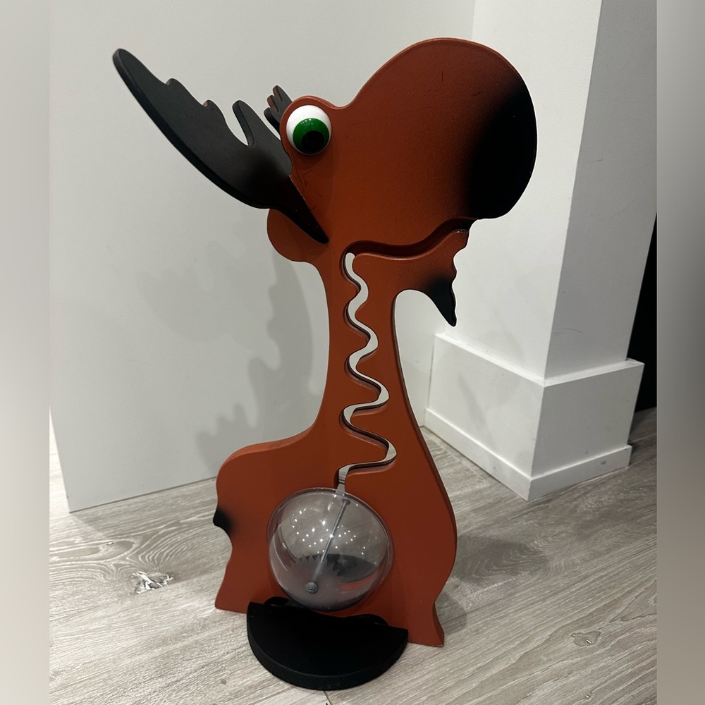 Big Belly Bank, The Light Brown Moose 
Standing 20" tall